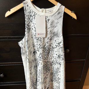 Lululemon Mesh Overlay High Neck Dress